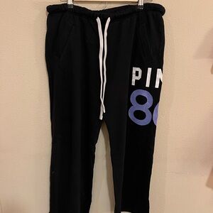Victoria’s Secret PINK Black Sweatpants